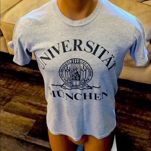 Munich University Heather Gray Tee